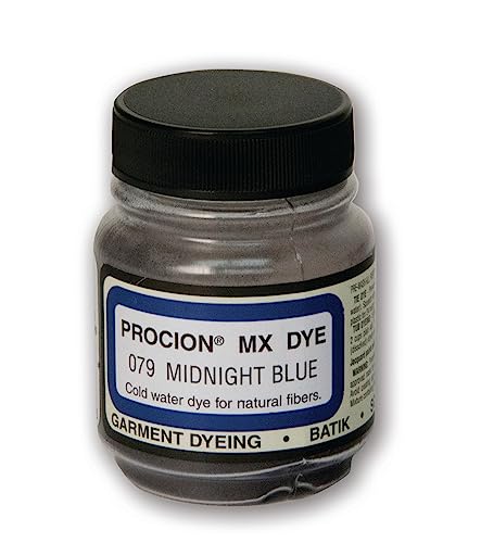 Midnight Blue Tie Dye Powder - Jacquard Procion MX, 2/3 oz