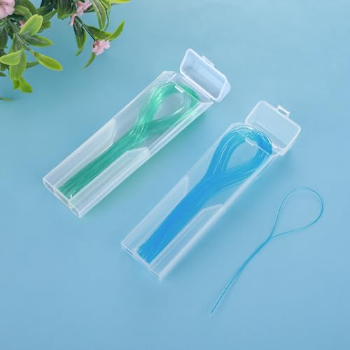 Dental Floss Threader for Braces, Bridges and Implants, 200 Count