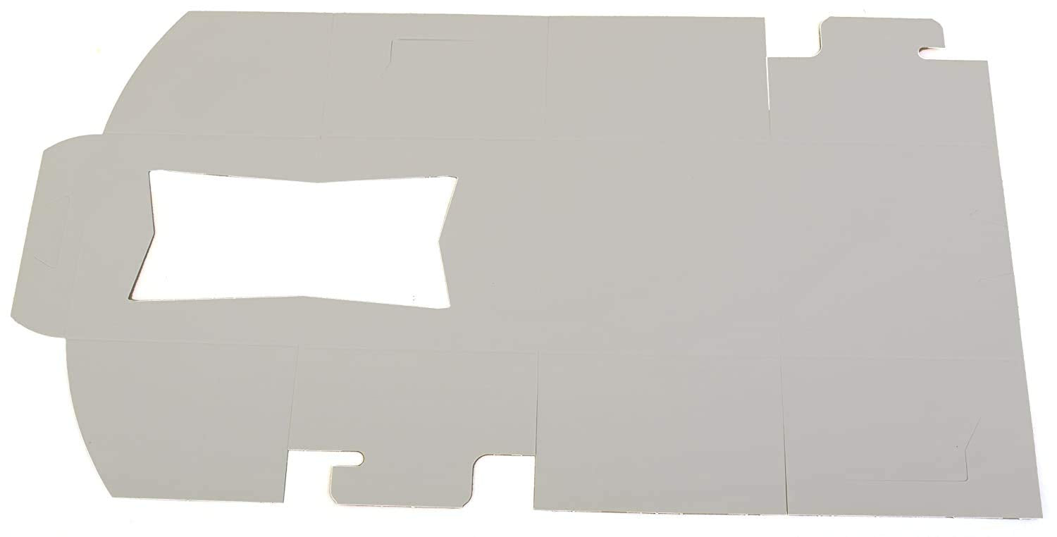 Southern Champion Tray 23033 Paperboard White Lock Corner Window Bakery Box, 4" Length x 4" Width x 4" Height (Case of 200)