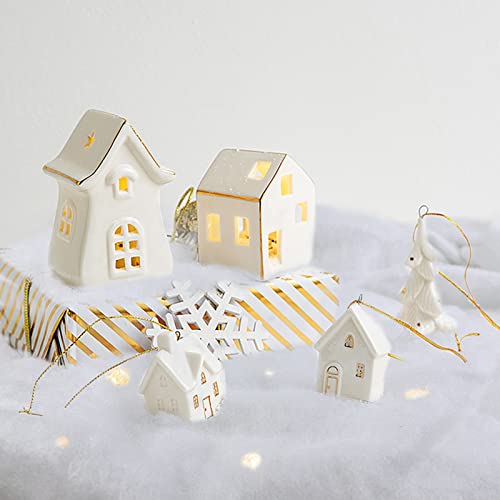 3 Roll Xmas Snow Blanket - Thick Artificial Cotton Snow for Christmas Decorations - White Fluffy Winter Snow Sheets