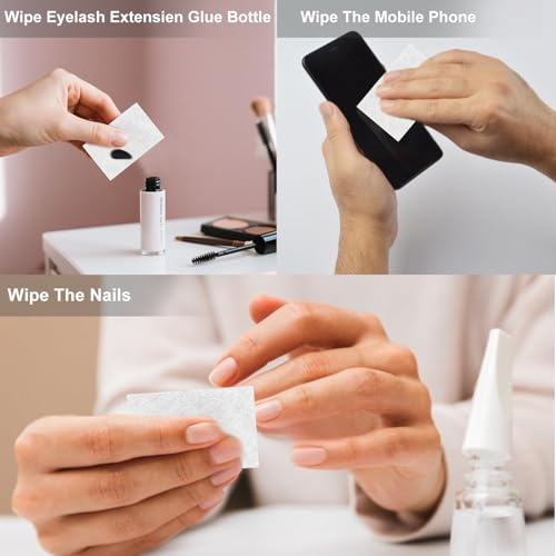 Eyxformula Lint-Free Nail Wipes 270 Pcs Gel Polish Removal Cotton Pads