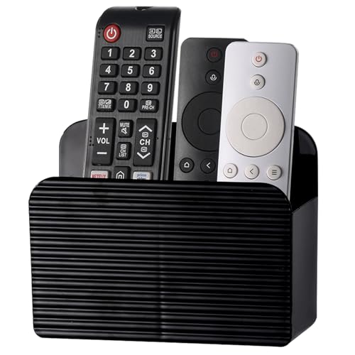 LINFIDITE Wall-Mounted Remote Control Holder for 2-4 Remotes