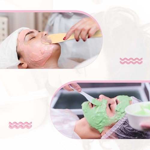 Mozeat Lens 5Pcs Plastic Face Mask Spatula Set for Skincare and Lotion