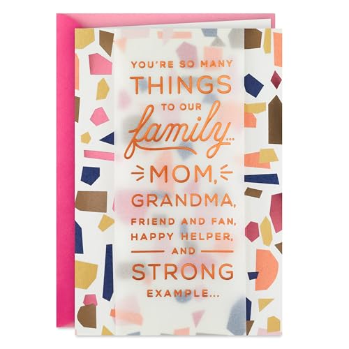 Hallmark Birthday Card for Mom - Modern Confetti Design