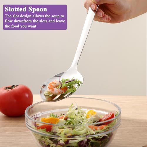Berglander 2-Piece Stainless Steel Slotted Spoon and Spider Strainer Set