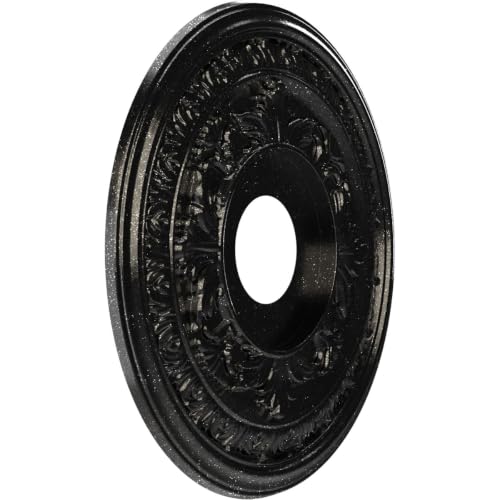 16-Inch Textured Metallic Galaxy PVC Ceiling Medallion - Durable & Lightweight