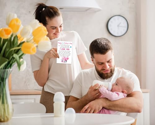 Happy 1st Mother's Day Card for New Mom - Cute Dinosaur Design