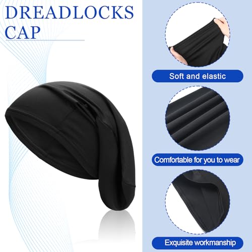 Twistover Jumbo Dreadlock Cap & Hair Wrap for Locs 2-Pack 12 Inch