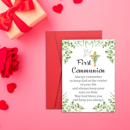 First Communion Gifts for Kids - Christian Confirmation Cards