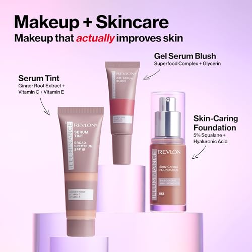 Revlon Illuminance Gel Serum Blush - Brilliant Berry 0.37 fl oz