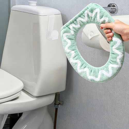 TOPPERFUN 2Pcs Toilet Seat Hooks - Multipurpose Plastic Hangers for Potty Training