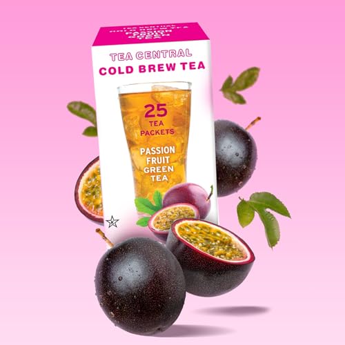 Passion Fruit Green Iced Tea Bags - Refreshing Cold Brew with Ceylon