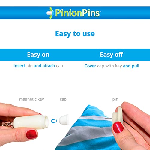 Pinion Pins Magnetic Key for Duvet Clips - Replacement Key 1 Pack