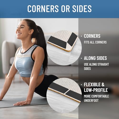 Everlasting Comfort Non-Slip Rug Gripper Pads - 8 Pack