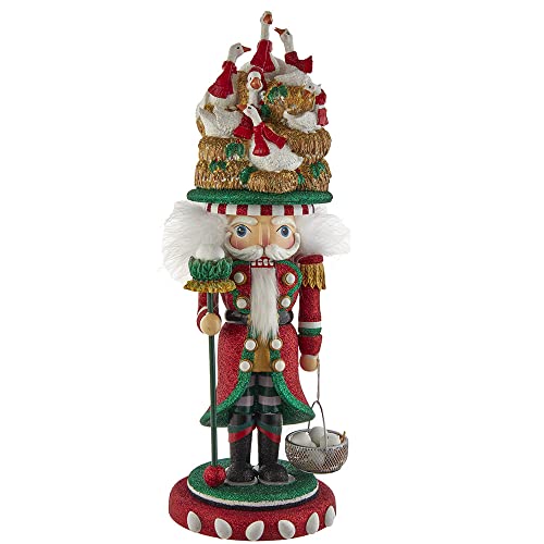 18-Inch Holiday Nutcracker - 12 Days of Christmas Collectible Decor