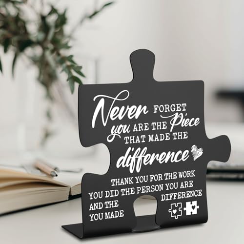 Inspirational Coworker Appreciation Puzzle Plaque - Retirement Gift