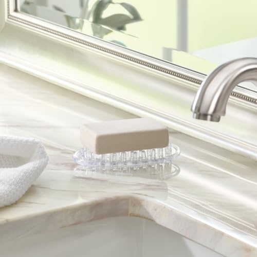iDesign Plastic Soap Holder Tray for Kitchen & Bathroom