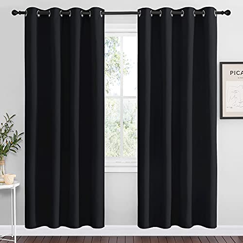 NICETOWN Blackout Curtains - 55" x 78" Thermal Insulated Drapes, 2 Panels