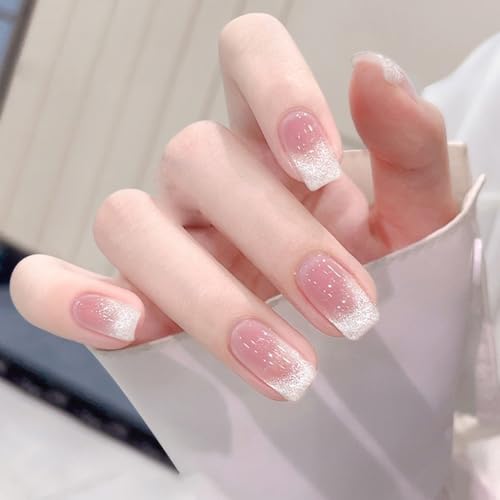 Gyraolvant Silver Cat Eye Chrome Nail Powder for Gel Polish