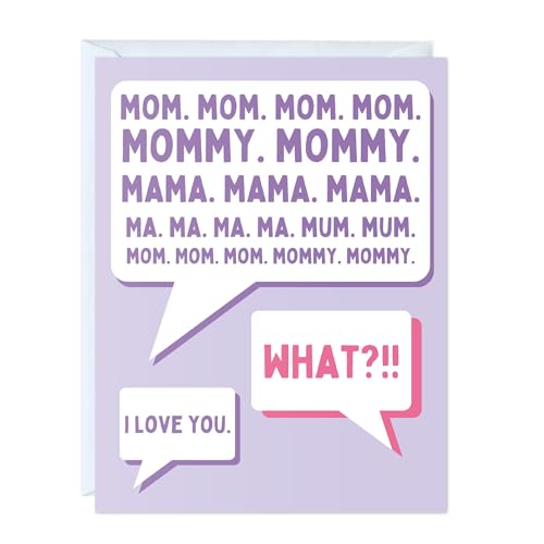 Funny Mom Birthday Card - Witty Sarcastic Greeting for All Moms