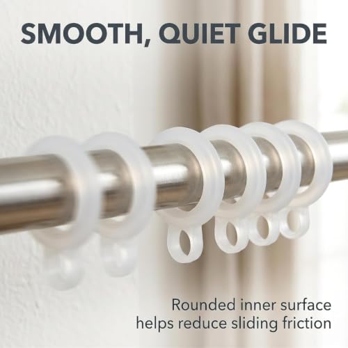 50 Pcs White Plastic Windproof Hanger Hooks for Clothes Drying Racks