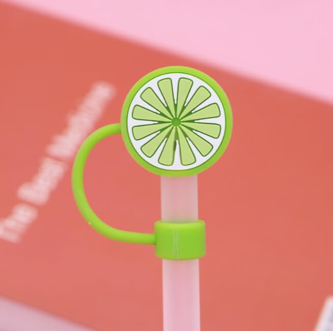 Green Lemon Silicone Straw Cover for Stanley 40 & 30 Oz Tumbler