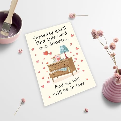Heartfelt Father's Day Card for Husband or Boyfriend - 8.1x5.3in