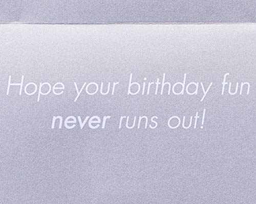 Papyrus Birthday Card - Fun Never Runs Out Sneaker Design