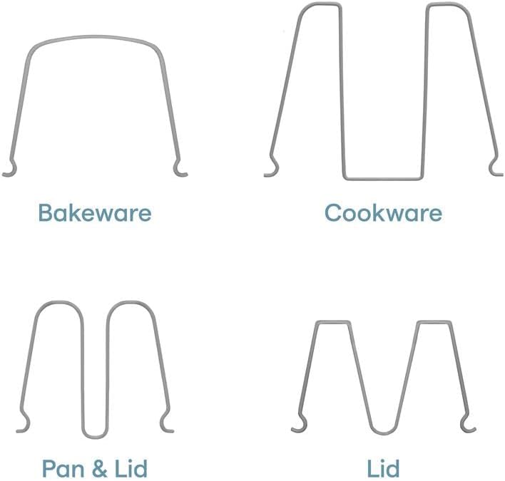 YouCopia StoreMore Expandable Pan Rack - Adjustable 12.5"-22" Kitchen Organizer with Steel Wires