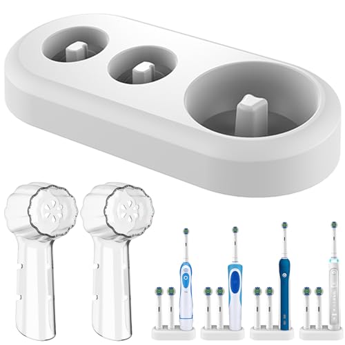 CHOKMAX White Toothbrush Holder for Oral B Electric Toothbrush
