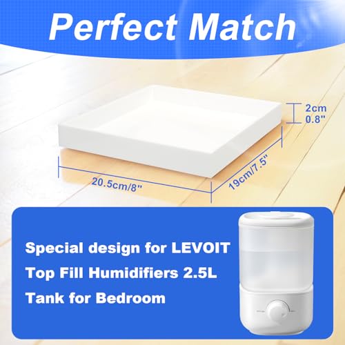 Homakover Acrylic Humidifier Tray for LEVOIT Classic 160 2.5L Humidifier