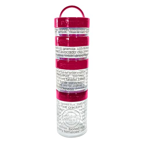 Pink 100 Cal Portion Control Snack Containers for Weight Management