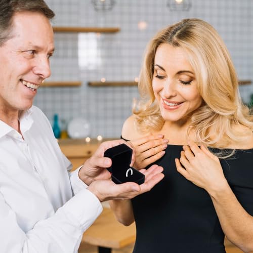 Wowagoga Velvet Ring Box - Elegant Jewelry Storage for Proposals