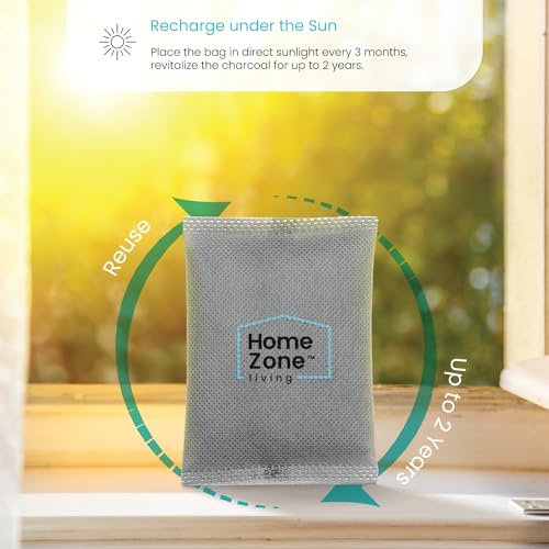 Bamboo Activated Charcoal Air Purifying Bag Set of 4