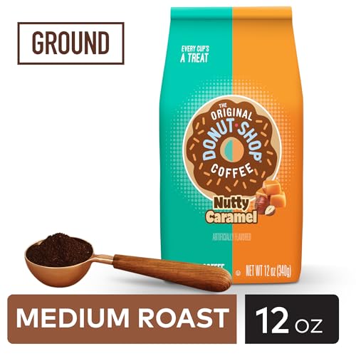 Nutty Caramel Ground Coffee - Medium Roast, 12 oz Bag