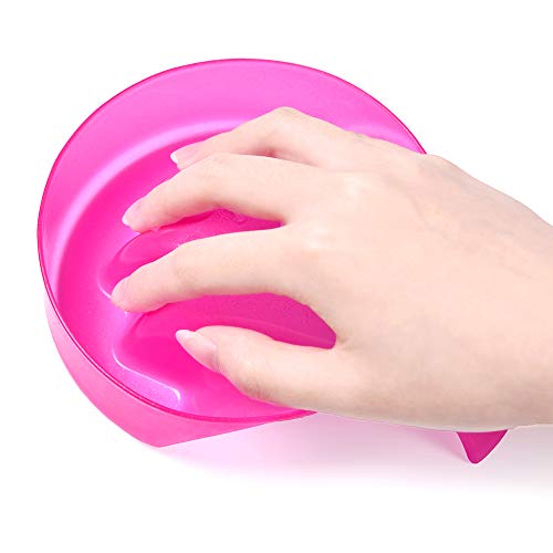 Nail Art Soak Off Bowl for Gel Polish and Acrylic Removal Red