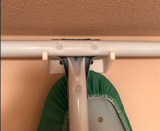Wall-Mounted Ironing Board Holder - Space-Saving Laundry Organizer