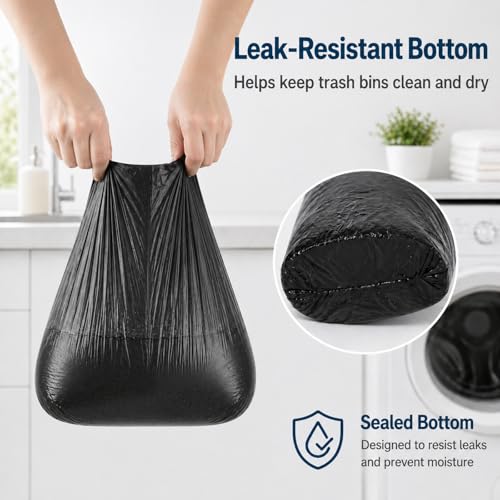 Eco-Friendly 4 Gallon Heavy Duty Trash Bags, 105 Count