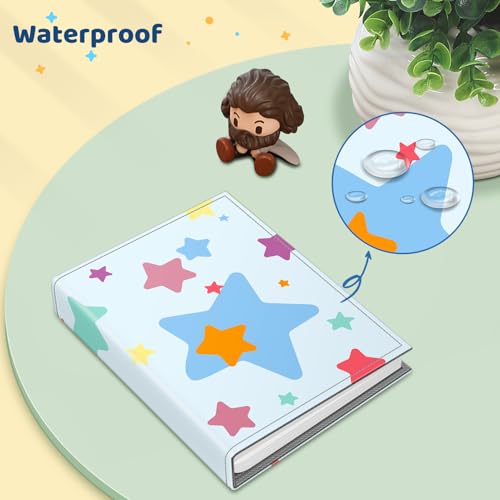 Fintie 4x6 Photo Album - Colorful Stars, 52 Pockets for Family