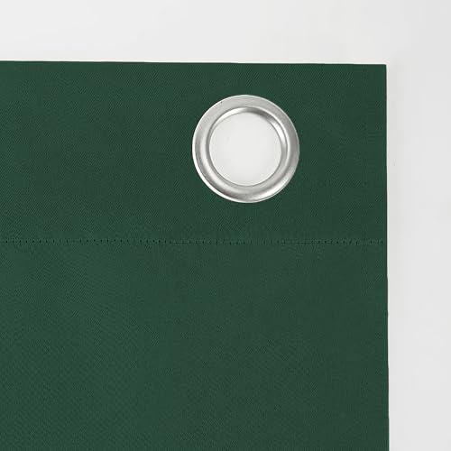 Sun Zero Easton Blackout Grommet Curtain Panel, Evergreen, 40" W x 63" L