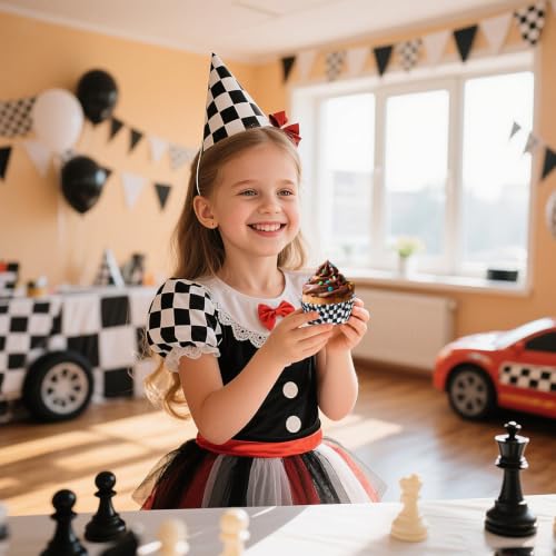 Racing Car Cupcake Liners and Toppers - 100 Pcs Set
