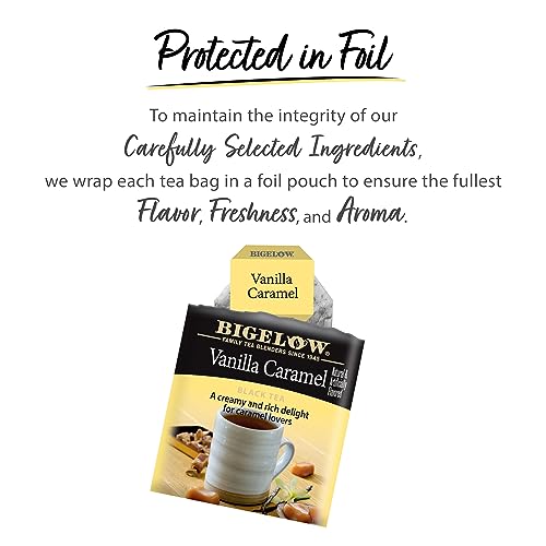 Bigelow Vanilla Caramel Black Tea - 120 Individually Wrapped Bags