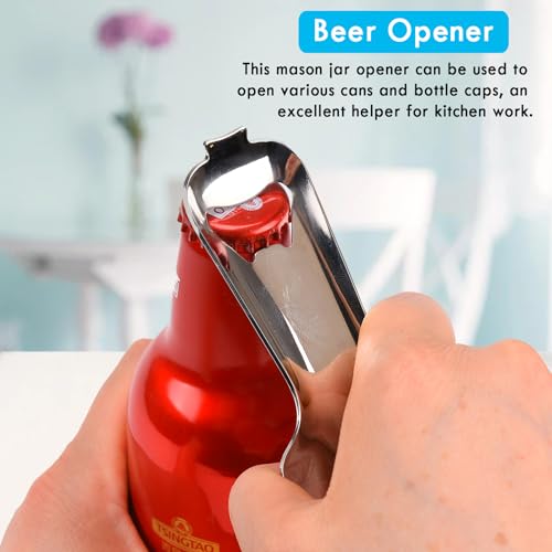 Mason Jar Opener - Easy Twist Manual Lid Remover for Canning