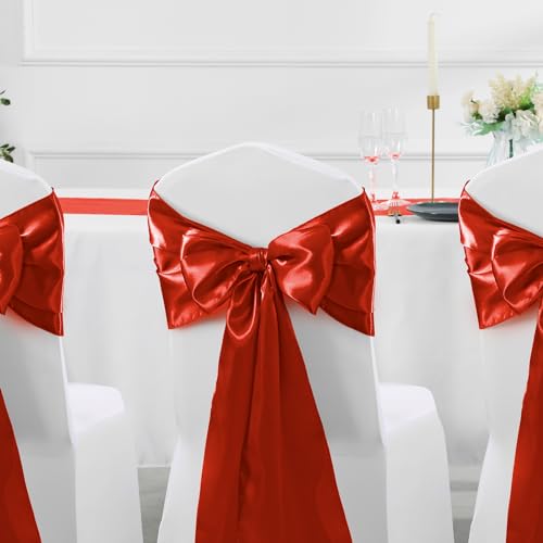 Manyshofu Rust Satin Table Runner 12x108 Inch 4 Pack