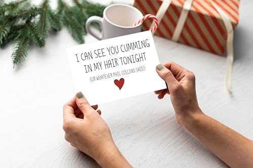 Funny Dirty Anniversary Card for Him - Raunchy Valentine's Day Gift