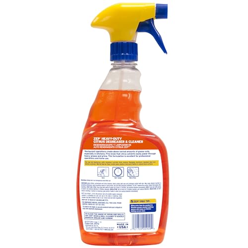 Zep Heavy-Duty Citrus Degreaser - 32 oz Natural Cleaner