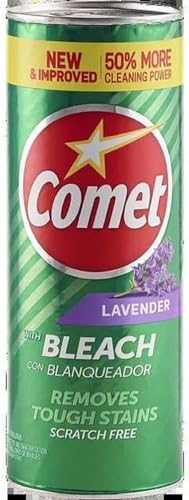 Comet Lavender All-Purpose Cleaner Powder 21oz | Non-Abrasive Surface Cleaner