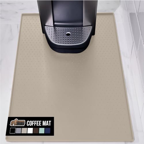 Gorilla Grip Silicone Coffee Mat 15x23 - Waterproof & Heat Resistant