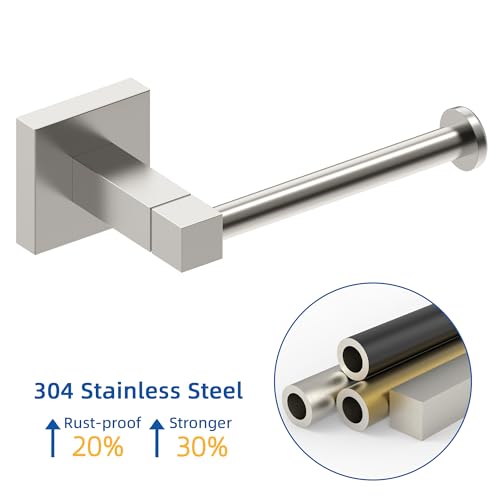 Brushed Nickel Wall Mounted Toilet Paper Holder by Ruacq