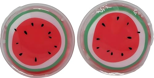 Bexter Watermelon Hot & Cold Gel Eye Pads – Reusable Mask for Puffiness